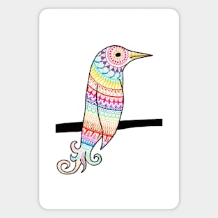 Rainbow Bird Magnet